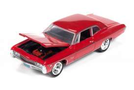 Chevrolet  - Impala 1968 red - 1:64 - Johnny Lightning - MC002C2 - JLMC002C2 | Toms Modelautos
