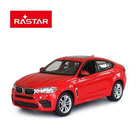 BMW  - X6M 2018 red - 1:24 - Rastar - rastar56600r | Toms Modelautos