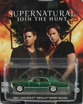 Chevrolet  - Impala *Supernatural* 2011 black - 1:64 - GreenLight - 44692GM - gl44692GM | Toms Modelautos