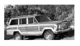 Jeep  - Wagoneer 1980 dark beige - 1:43 - Whitebox - WB294 - WB294 | Toms Modelautos