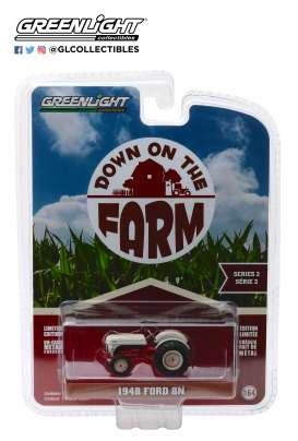 Ford  - 8N Tractor 1948 white/red - 1:64 - GreenLight - 48020A - gl48020A | Toms Modelautos