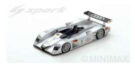 Audi  - R8 2000 silver - 1:43 - Spark - S3699 - spaS3699 | Toms Modelautos