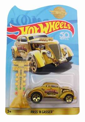 Hot Rod  - Pass 'N Gasser gold - 1:64 - Hotwheels - FKF93 - hwmvFKF93 | Toms Modelautos