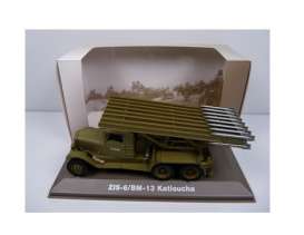 Military Vehicles  - ZIS-6/BM-13 1940 green/sand - 1:43 - Magazine Models - MILBL05 - magMILBL05 | Toms Modelautos