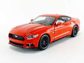 Ford  - Mustang coupe 2016 orange - 1:18 - Auto World - aw242 - AW242 | Toms Modelautos