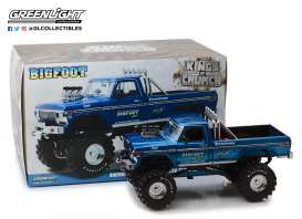 Ford  - F-250 Monster Truck 1974 blue - 1:18 - GreenLight - 13537 - gl13537 | Toms Modelautos