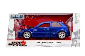 Honda  - Civic EK Type R 1997 candy blue - 1:24 - Jada Toys - 30929 - jada30929b | Toms Modelautos