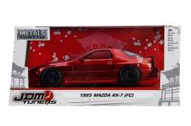 Mazda  - RX-7 1985 candy red - 1:24 - Jada Toys - 30941 - jada30941 | Toms Modelautos