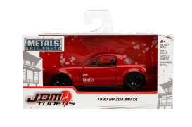 Mazda  - Miata 1990 metallic red - 1:32 - Jada Toys - 30950 - jada30950r | Toms Modelautos