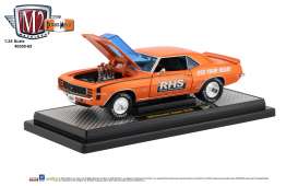 Chevrolet  - Camaro 1969 orange/black - 1:24 - M2 Machines - 40300-65A - M2-40300-65A | Toms Modelautos