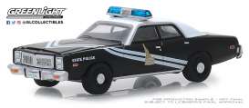 Dodge  - Monaco 1978 black/white - 1:64 - GreenLight - 42880C - gl42880C | Toms Modelautos