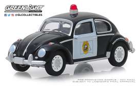 Volkswagen  - Beetle black/white - 1:64 - GreenLight - 42880F - gl42880F | Toms Modelautos