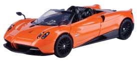Pagani  - Huayra Roadster 2018 orange - 1:24 - Motor Max - 79354 - mmax79354o | Toms Modelautos