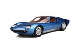 Lamborghini  - Miura P400S 1969 blue - 1:12 - GT Spirit - GTS12501bl - GTS12501bl | Toms Modelautos