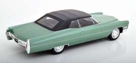 Cadillac  - DeVille Convertible 1968 green metallic - 1:18 - KK - Scale - 180315 - kkdc180315 | Toms Modelautos
