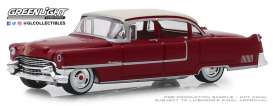Cadillac  - Fleetwood 1955 red - 1:64 - GreenLight - 39010A - gl39010A | Toms Modelautos