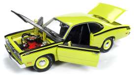 Plymouth  - Duster hardtop 1971 yellow - 1:18 - Auto World - 1154 - AMM1154 | Toms Modelautos