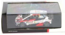 Toyota  - Yaris 2018 white/red/black - 1:43 - Spark - TOY13143T - spaTOY13143T | Toms Modelautos