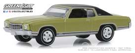 Mercury  - Cougar 1971 green - 1:64 - GreenLight - 13250D - gl13250D | Toms Modelautos