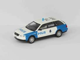 Audi  - A6 Avant blue/white - 1:43 - Magazine Models - Pow002 - MagPow002 | Toms Modelautos