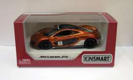 McLaren  - P1  2016 orange - 1:36 - Kinsmart - 5393WF - KT5393WFo | Toms Modelautos