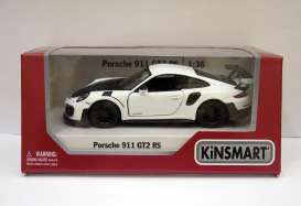 Porsche  - 911 GT2 RS (991) 2017 white - 1:36 - Kinsmart - 5408D - KT5408Ww | Toms Modelautos