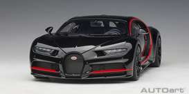 Bugatti  - Chiron black - 1:18 - AutoArt - 70991 - autoart70991 | Toms Modelautos