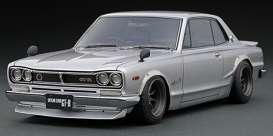 Nissan  - Skyline 2000 GT-R silver - 1:18 - Ignition - IG1786 - IG1786 | Toms Modelautos