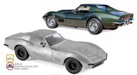 Chevrolet  - Corvette  1969 green - 1:18 - Norev - 189030 - nor189030 | Toms Modelautos