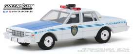 Chevrolet  - Caprice  1989 white/blue - 1:64 - GreenLight - 30100 - gl30100 | Toms Modelautos