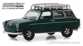 Volkswagen  - Type 3  1969 green - 1:64 - GreenLight - 29970B - gl29970B | Toms Modelautos