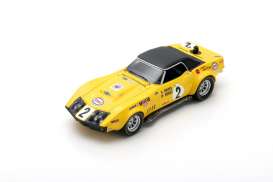 Chevrolet  - Corvette 1970 yellow - 1:43 - Spark - s2949 - spas2949 | Toms Modelautos