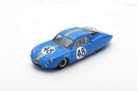 Alpine  - M63 1963 blue - 1:43 - Spark - s5482 - spas5482 | Toms Modelautos