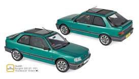 Peugeot  - 309 GTi 1991 green - 1:18 - Norev - 184883 - nor184883 | Toms Modelautos