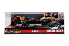Pontiac  - Firebird *Knightrider KARR* 1982 black/silver - 1:24 - Jada Toys - 31115 - jada31115 | Toms Modelautos