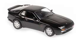 Porsche  - 944 1989 black - 1:43 - Maxichamps - 940062221 - mc940062221 | Toms Modelautos