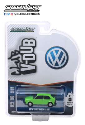 Volkswagen  - Rabbit 1975 green - 1:64 - GreenLight - 29980D - gl29980D | Toms Modelautos