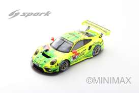 Porsche  - 911 2018 green/yellow - 1:18 - Spark - 18SG036 - spa18SG036 | Toms Modelautos