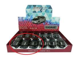BMW  - i3 2014 black - 1:32 - Kinsmart - KT5380Dbk | Toms Modelautos
