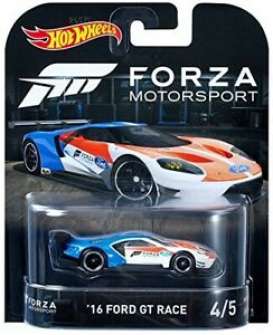 Ford  - GT Forza Race 2016 white/blue/orange - 1:64 - Hotwheels - DWJ92 - hwmvDWJ92 | Toms Modelautos
