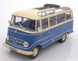 Mercedes Benz  - 1960 blue/beige - 1:18 - Norev - 183411 - nor183411 | Toms Modelautos