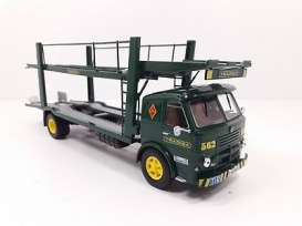Pegaso  - 1060 L Car Transporter green/yellow - 1:43 - Magazine Models - magPEG005 | Toms Modelautos