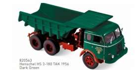 Henschel  - 1956 dark green - 1:43 - Norev - 820563 - nor820563 | Toms Modelautos