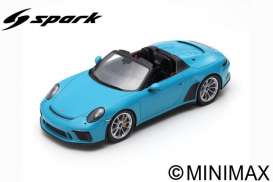 Porsche  - 2019 blue - 1:18 - Spark - 18S467 - spa18S467 | Toms Modelautos