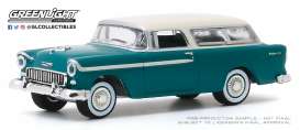 Chevrolet  - Nomad 1955 blue - 1:64 - GreenLight - 37200A - gl37200A | Toms Modelautos