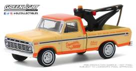Ford  - F100 1973 cream/orange - 1:64 - GreenLight - 35160B - gl35160B | Toms Modelautos