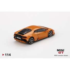 Lamborghini  - Huracan orange - 1:64 - Mini GT - 00114r - MGT00114Rhd | Toms Modelautos
