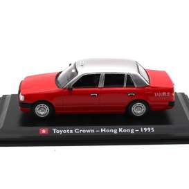 Toyota  - Crown 1995 red - 1:43 - Magazine Models - TX07 - magTX07 | Toms Modelautos