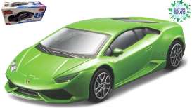 Lamborghini  - Huracan green - 1:43 - Bburago - 30290 - bura30290sntp | Toms Modelautos