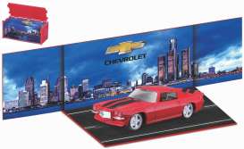 Chevrolet  - Camaro red/black - 1:64 - Bburago - 59122 - bura59122 | Toms Modelautos